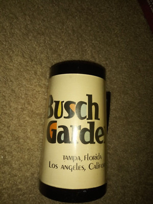 VINTAGE-BUSCH GARDENS-THERMO SERV MUG-U.S.A.-PLASTIC-FLA-CA