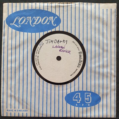 LAVERN BAKER/BOBBY DAY - Jim Dandy/Over & Over - Emidisk Acetate - EX