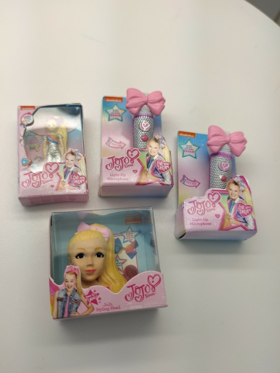 pc JoJo Siwa Toy Min Brands Lot Microphone #78 Styling Head #76