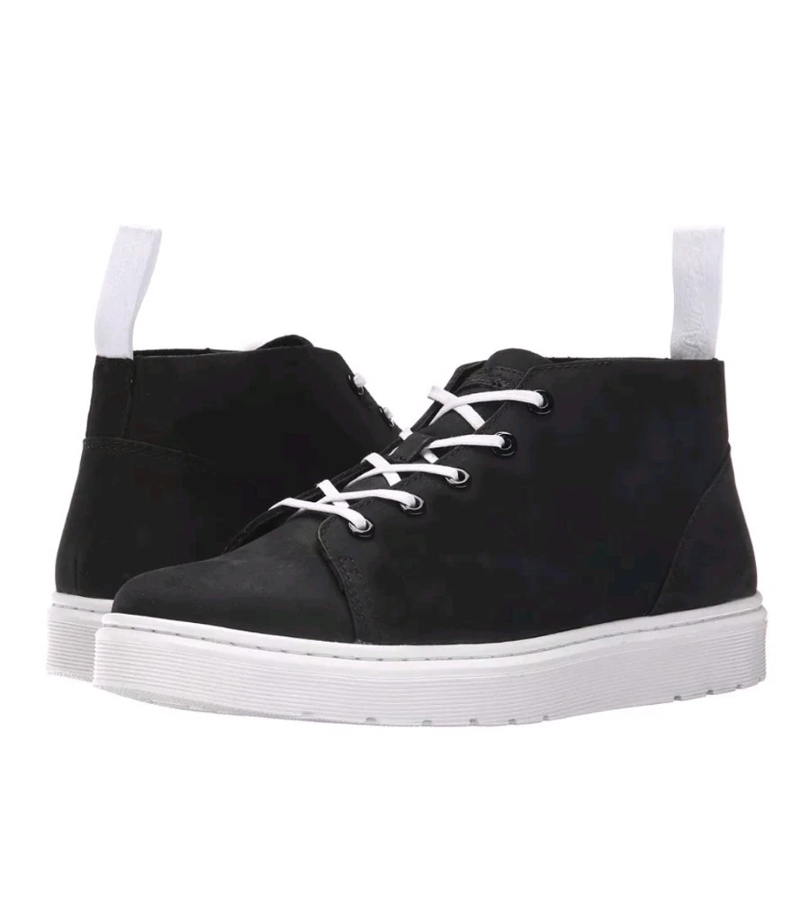 Dr Martens Docs Black Leather Baynes Bully Chukka Men s Boots