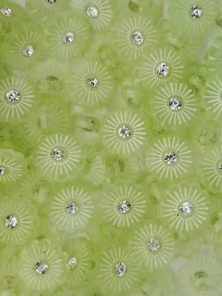 FLOWER SHANK BUTTON, SIZE 18L -7/16", SHINY FINISH, 1 GROSS, FREE SHIPPING USA - Image 2 of 4