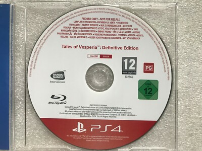 Tales Of Vesperia Definitive Edition Sur PS4 – Promo Rare Et Complet