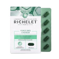 Complément alimentaire Richelet force des cheveux zinc sélénium 30 capsules