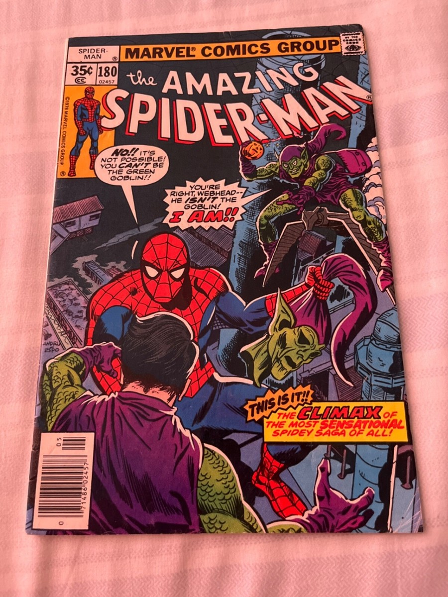 MARVELコミック セット AMAZING SPIDER-MAN #180 (1978) ORGIN/DEATH OF GG - 3.0 VERY