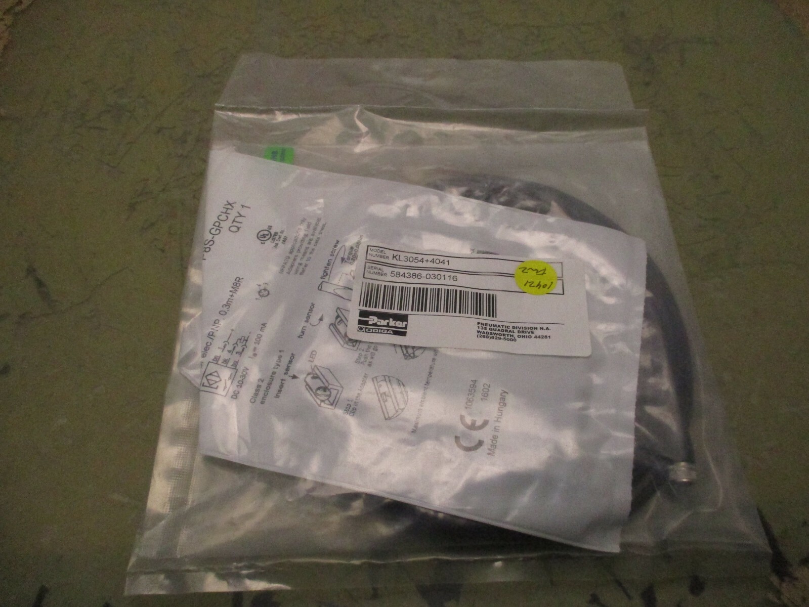 parker origa kl3054+4041 hall effect pnp switch [5*L-3]