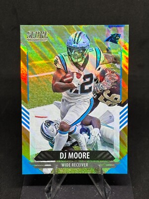 D.J. Moore 2021 Panini Score Lava /575 #202 Carolina Panthers