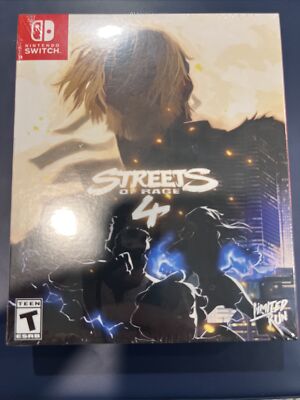 Streets of Rage 4 - Nintendo Switch Classic Edition LRG Sealed NIB