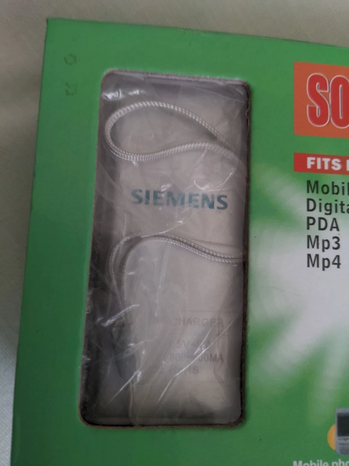 Cargador de energía solar Siemens de colección para teléfono móvil Dig. Dispositivos para cámara PDA Mp3 Mp4 Foto 2 de 4