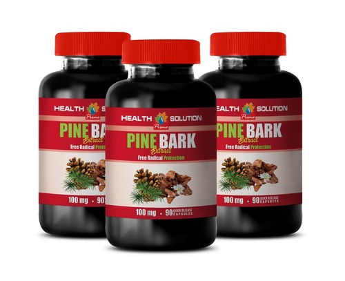 fördernde Immununterstützung - KIEFERNRINDENEXTRAKT - Vitamin E Antioxidans 3FLASCHE
