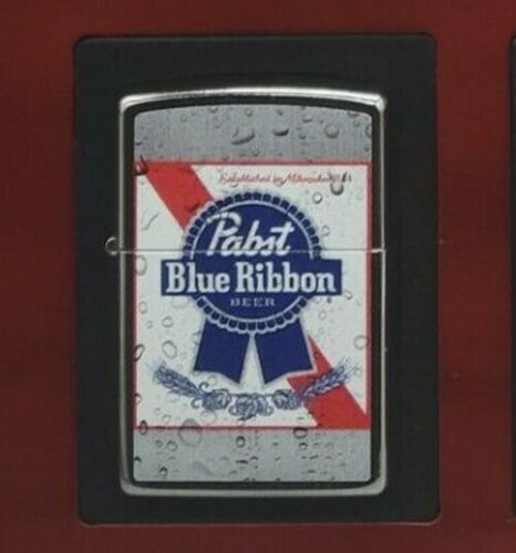 Limited Production Sweating Pabst Blue Ribbon Zippo Lighter