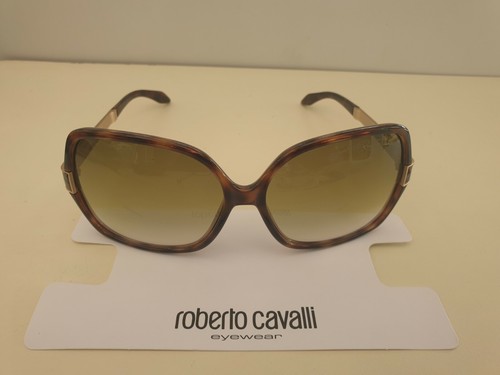Roberto Cavalli 648S Albizia Sunglasses Brown Frame w/Brown Lenses Color 52F-New - 第 1/9 張圖片