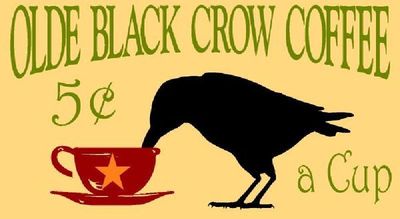 * Primitive Stencil ITEM #2022~ J ~11''x20''~ Olde Black Crow Coffee