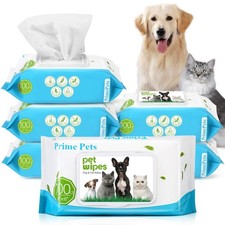 New Best Prime Pets Dog Wipes for Paws and Butt 600 Count, Pet Dogs  Cats, 100