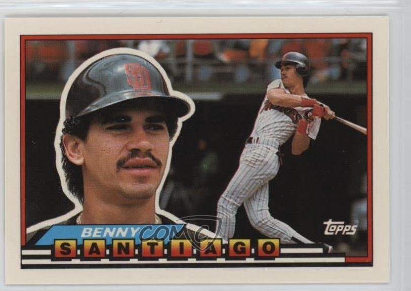 1989 Topps Big Benito Santiago #134 10ou