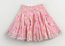 Lilly Pulitzer Vintage Ingrid Skirt Phipps Pink Pulitzers Prize Sz 4 White Label