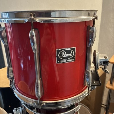 Pearl Export Series - 12 x10  Tom Tom, Rot, gebraucht, mit ISS System