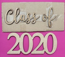 MDF ‘Class Of 2022’ - Brush Font Words