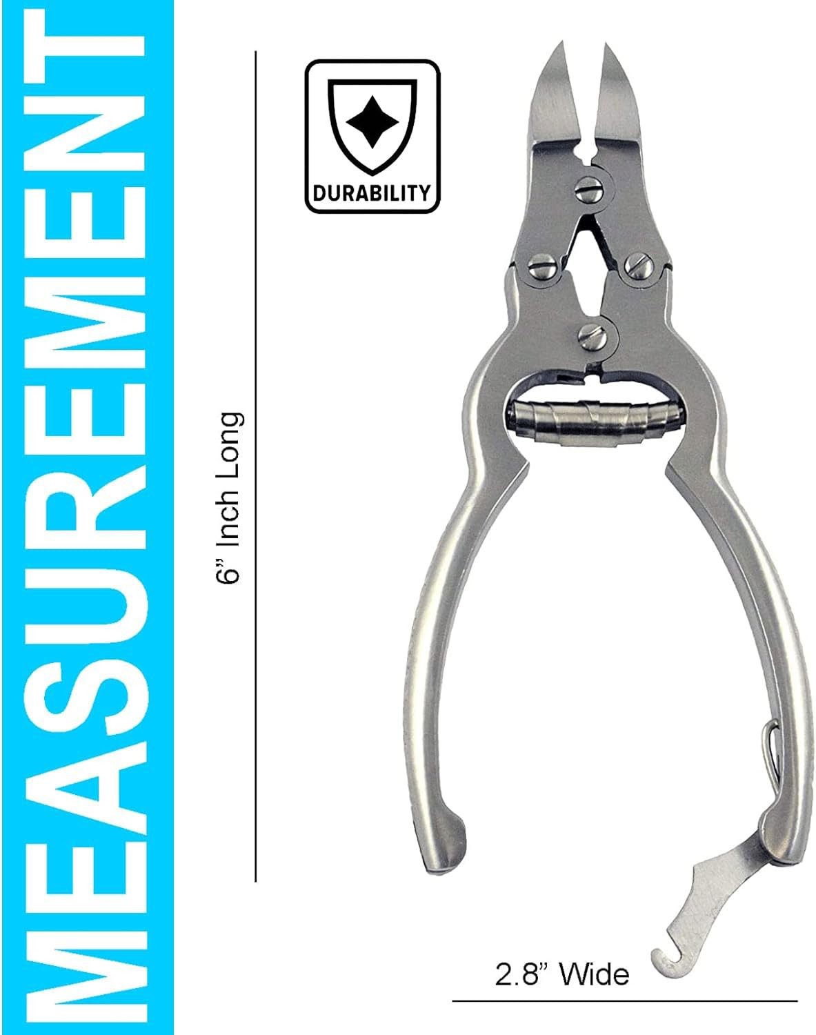 Toenail Clippers for Thick Ingrown Toenails - Professional Podiatry Nail Cutt...