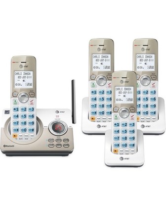 AT&T DL72419 4-Handset DECT 6.0 Phone Answering Machine Smart Call Blocker