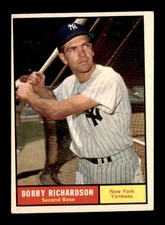 1961 Topps #180 Bobby Richardson   EX X3704018