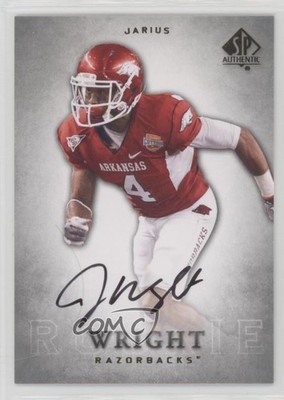 2012 SP Authentic Auto Jarius Wright #105 Auto 1k54