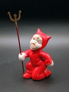 Vintage Devil Figurine | eBay