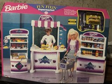 UPC 026676675762 product image for Vintage Barbie Fun Fixin' Supermarket Playset 1997 Mattel #67576 NRFB | upcitemdb.com