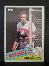 1985 Topps #300 Rod Carew HOF ANGELS 