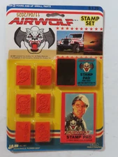 1984 Ja-Ru Jaru Airwolf Stamp Set unopened NIP rare HTF