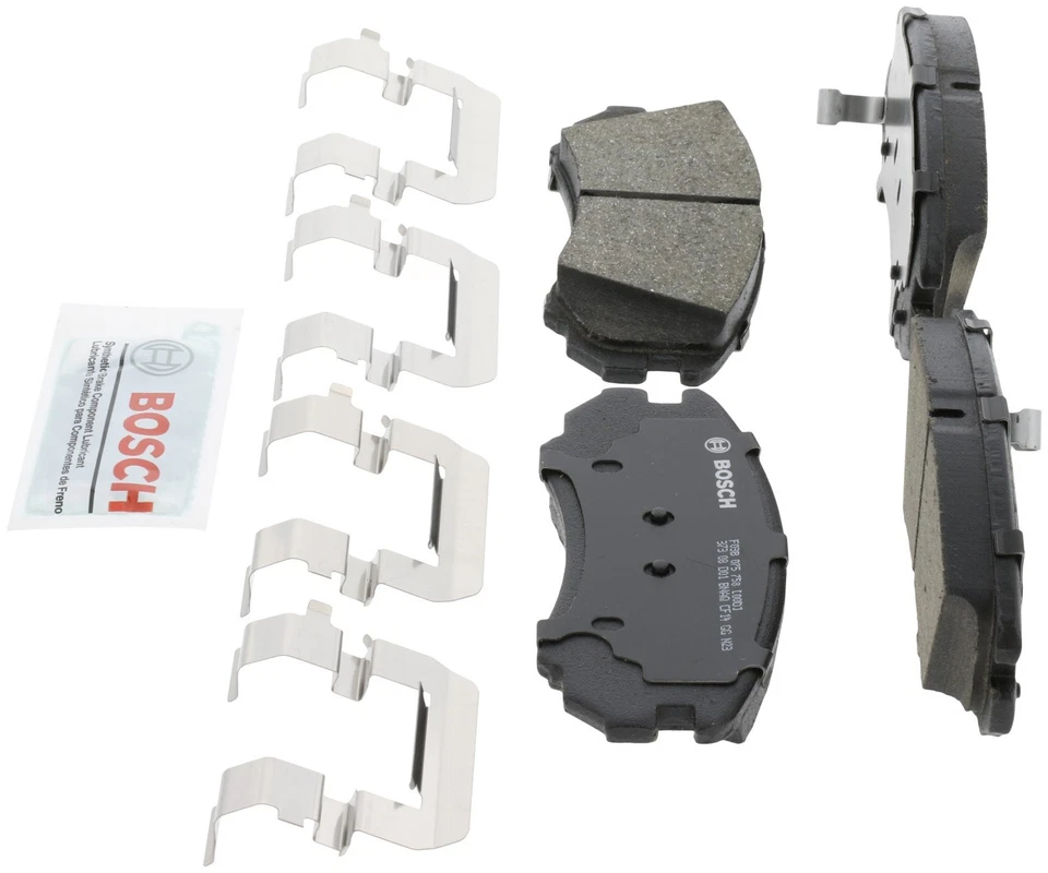 Kit de pastillas de freno y rotor de cerámica Bosch QuietCast para Chevrolet Malibu 10-16 Foto 4 de 4