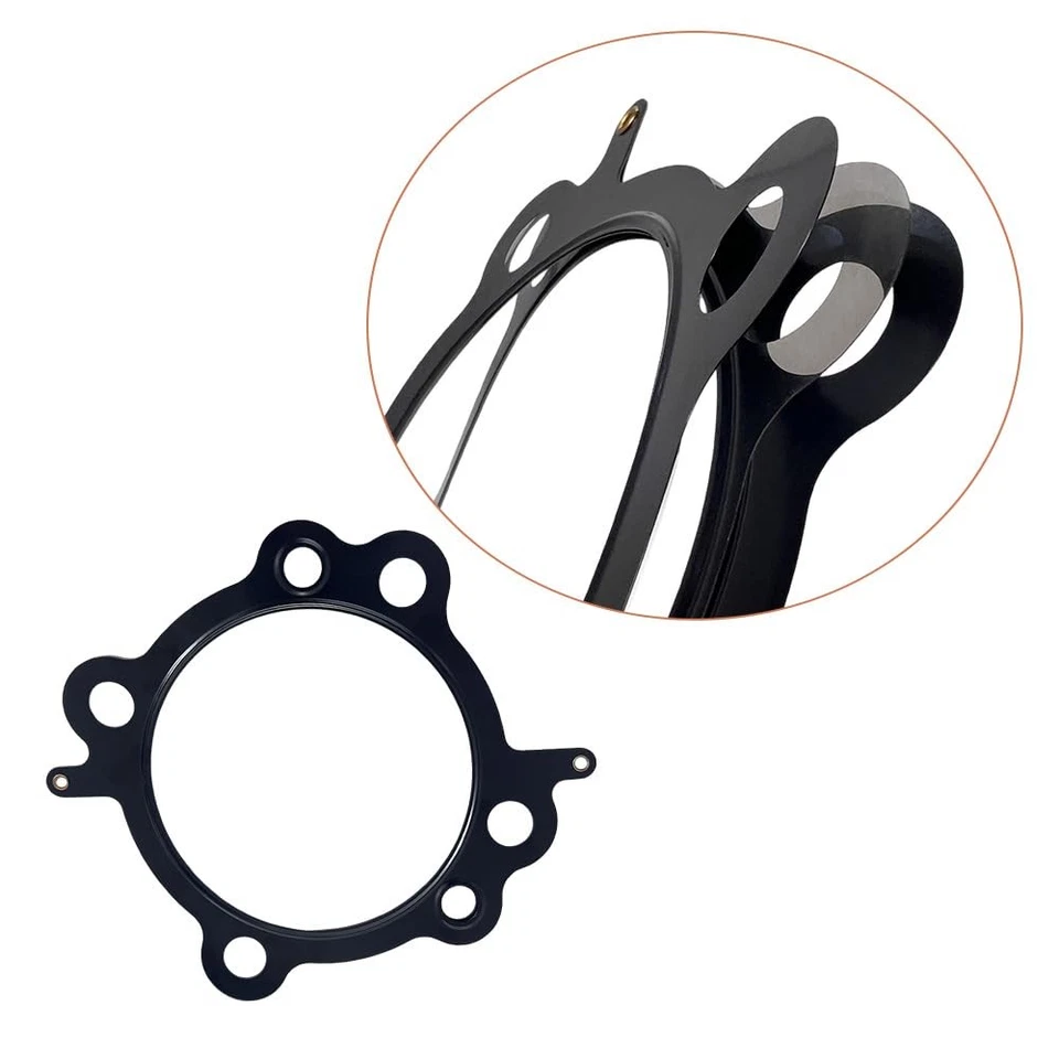 Cylinder Top End Gasket Kit For Harley Electra Glide Fat Boy Road King Softail Foto 4 de 4