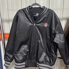 San Diego State Aztecs Bomber Jacket Mens Medium Black