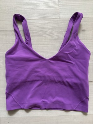 Lululemon Size 2 Align Cropped Tank Purple