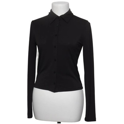 Stradivarius, Hemd, Größe: S, Schwarz, Einfarbig, Damen #fNO