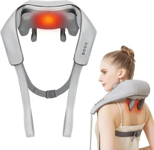 Cordless Shiatsu Neck and Shoulder Massager with Heat