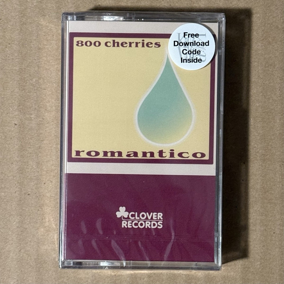 800 Cherries - Romantico Cassette Tape w/ Download Code Japan