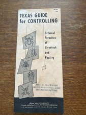 Texas A&M University Brochure  Texas Guide Controlling Parasites Of Livestock