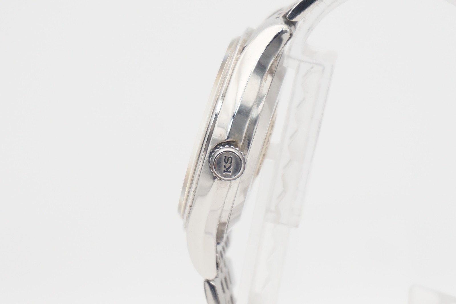 Vintage SEIKO 5626-7120 KS HI-BEAT Automatic Day-Date Black Dial Men's Watch image 4