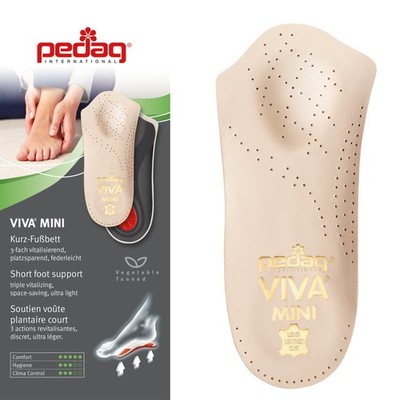 pedag Viva Mini Extra leichtes Kurz-Fußbett aus Leder  Gr.35-47 comfort