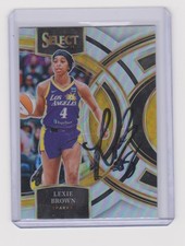 LEXIE BROWN LOS ANGELES SPARKS DUKE UNIVERITY AUTOGRAPHED WNBA CARD