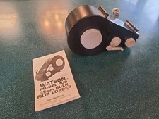 Vintage Watson Model no. 100 35mm Bulk Film Loader with manual and roll of film