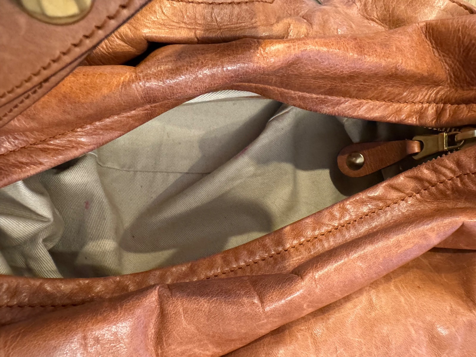 Authentic Chloé Silverado Medium Leather Satchel … - image 5