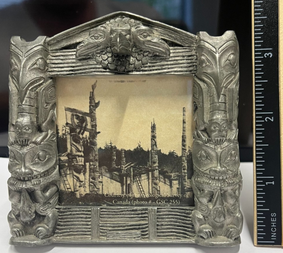 BOMA Fine Pewter Frame-Featuring Native American Canadian Totems