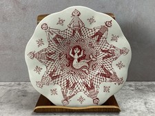 Vtg 60s Bjorn Wiinblad Nymolle Plate Mermaid in Net Fisherman MCM Denmark RARE