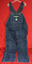 Liberty Denim Bib Overalls Men's 42x32 Workwear Carpenter Utility Farmer