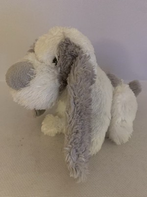 Fiesta Toy Welpe Hund grau & weiß weiches Plüschtier 9 Zoll