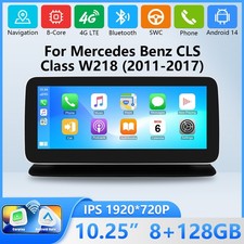 10.25" Android 14 Autoradio F&uuml;r Mercedes CLS-W218/C218 NTG5.0 CarPlay DAB+ SWC