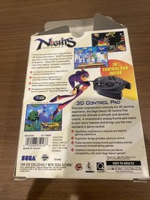 Nights into Dreams Sega Saturn 3D Control Pad Bundle New Open Box
