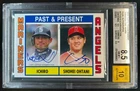 2023 Topps Transcendent Ichiro Shohei Ohtani Through the Years Auto #1/1 BGS 8.5