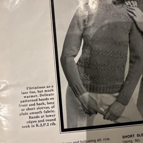 Patons Bk No #986 The Slinky Kinky Look in Totem Vintage 70s Knitting Patterns - Picture 19 of 22